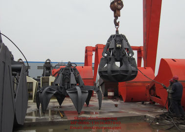La Cina Gru a benna idraulica elettrica della ferraglia della scorza d'arancia di sicurezza e del bene durevole per il ferro dei rifiuti metallici del residuo fornitore