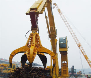 La Cina secchio della gru a benna dell'escavatore della scorza d'arancia del collegamento della gru a benna dell'escavatore del ³ di 1.25m per residuo d'acciaio di carico fornitore