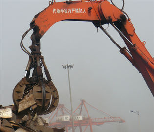 La Cina Benna a polipo idraulica o meccanica dell'escavatore per il trattamento della ferraglia, grumo residuo fornitore